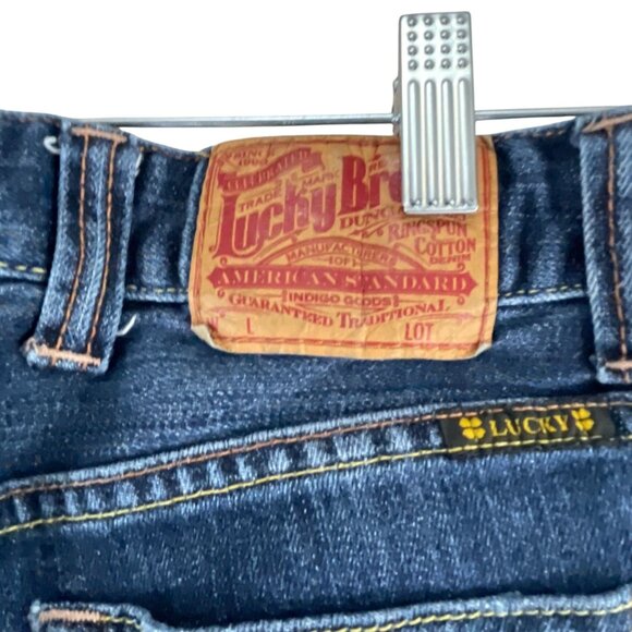 Lucky Brand Women's Skinny Jeans Size 24 Embroidered Pockets Dark Wash Denim - Picture 7 of 11